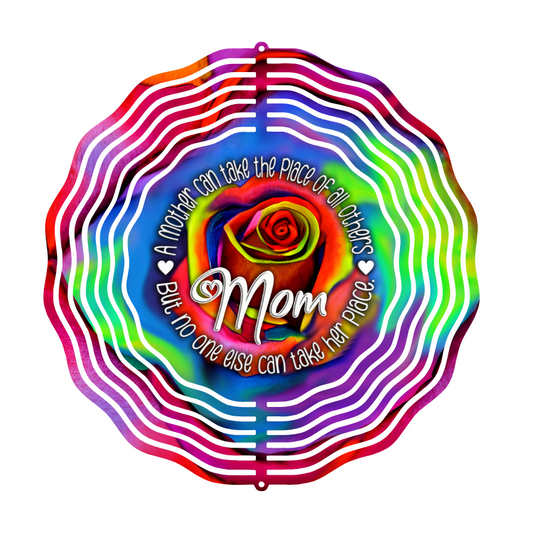 Mom Wind Spinner, A Mother Can Take The Place Of All Others