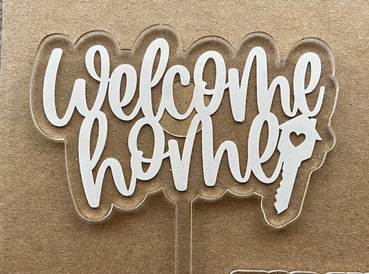 Welcome Home with Key, New Home Floral Pick