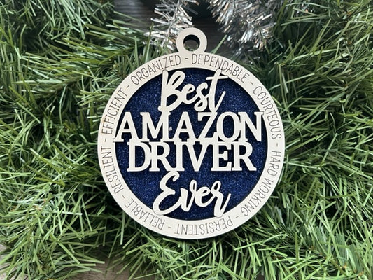 Best Amazon Driver Ever Ornament