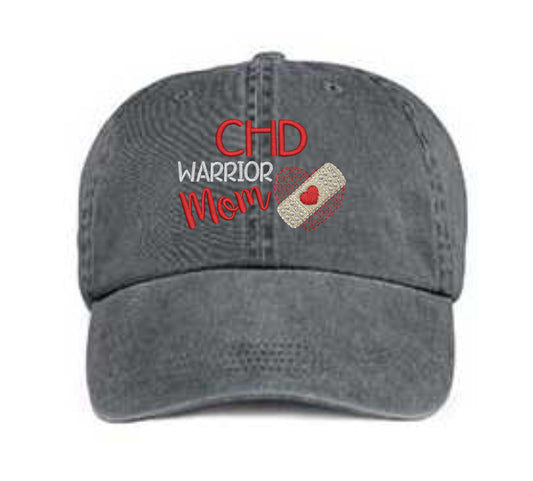 CHD Warrior Embroidered Mom Hat