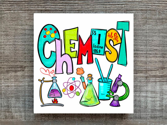 Chemist Plaque/ Chemist Sign/ Chemist Gift/ Gift for Chemist/ Occupational Gift/ Career Gift