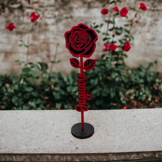 Acrylic Rose/ Mascot Rose/ Jaguars Rose/ School Mascot Rose/ Graduation Rose/ Senior Rose/ Senior Gift/ Two Tone Rose/ Rose Gift/ Fundraiser